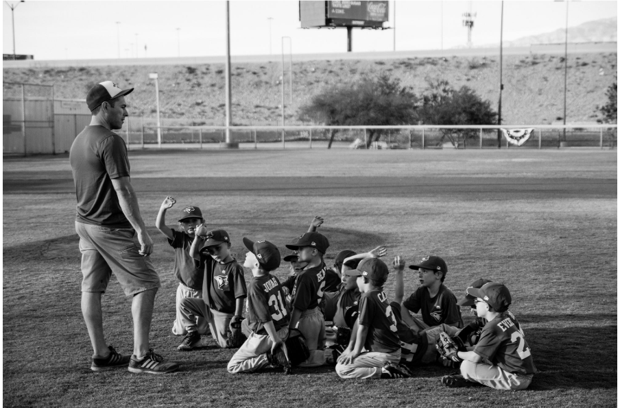 Kids playing basketball